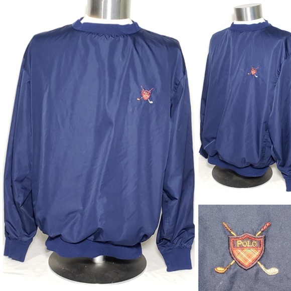 vintage polo golf windbreaker